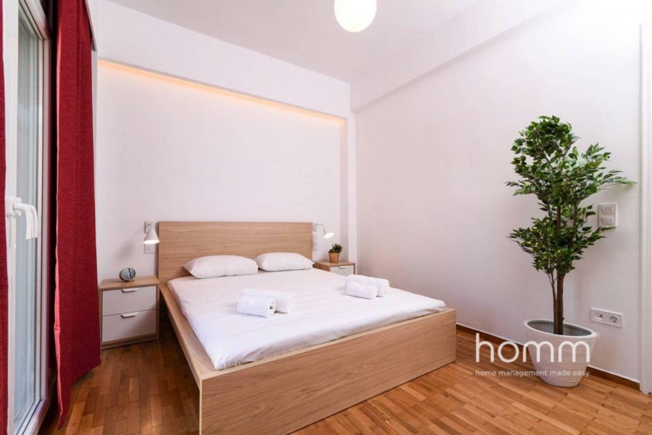 雅典45M² Renovated Flat In Neos Kosmos Roumpesi Str公寓 外观 照片