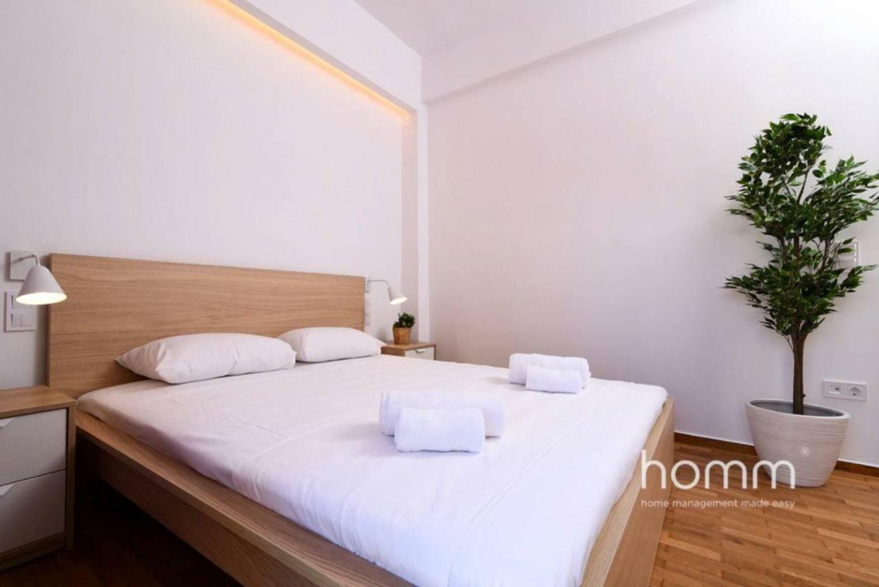 雅典45M² Renovated Flat In Neos Kosmos Roumpesi Str公寓 外观 照片