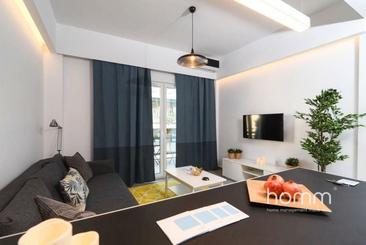 雅典45M² Renovated Flat In Neos Kosmos Roumpesi Str公寓 外观 照片