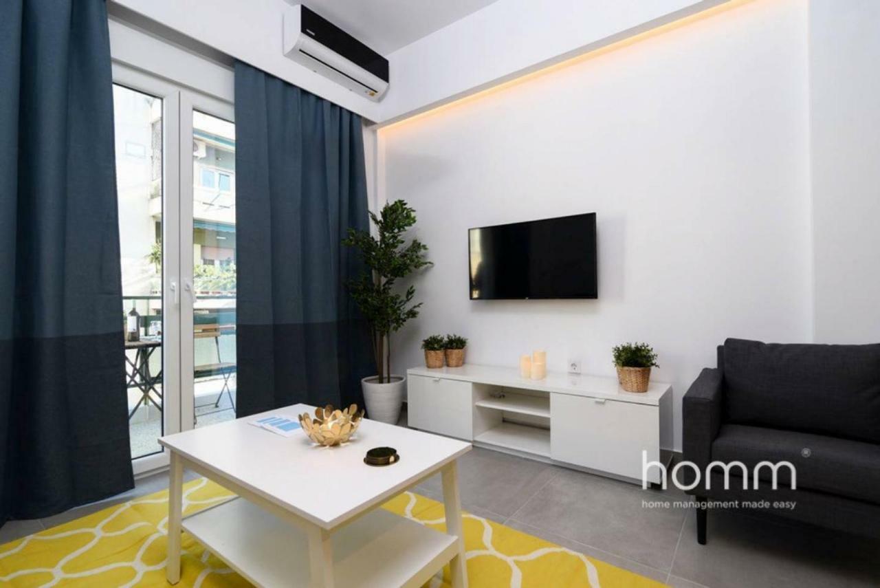 雅典45M² Renovated Flat In Neos Kosmos Roumpesi Str公寓 外观 照片